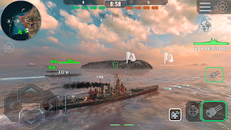 Warships Universe Naval Battle Tangkapan skrin 3