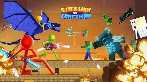 Stickman vs Craftman Ảnh chụp màn hình 2