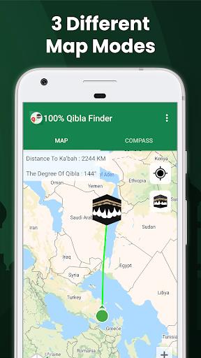 100% Qibla Finder Скриншот 3