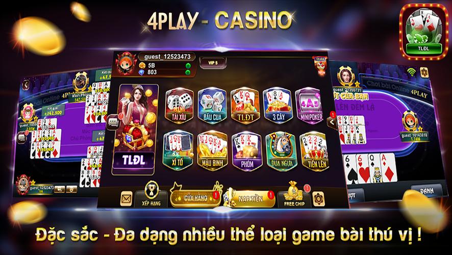 4Play - Tien Len Dem La Online Captura de tela 0