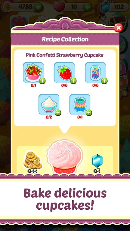 Mahjong Solitaire Cupcake Bake應用截圖第3張