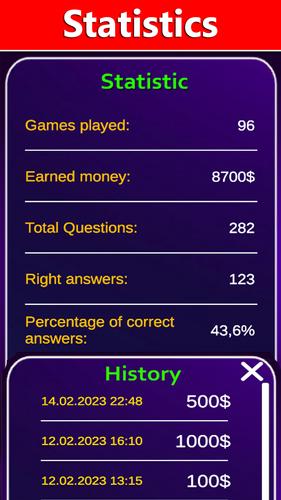 Millionaire - Quiz 2025 스크린샷 3