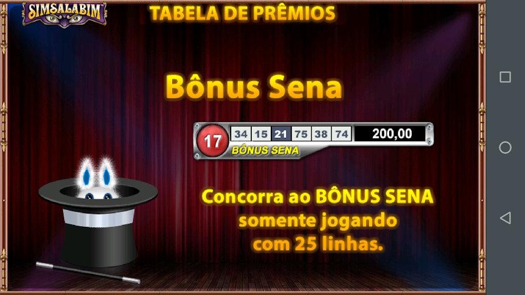 Simsalabim Caça Níquel Slot 스크린샷 3