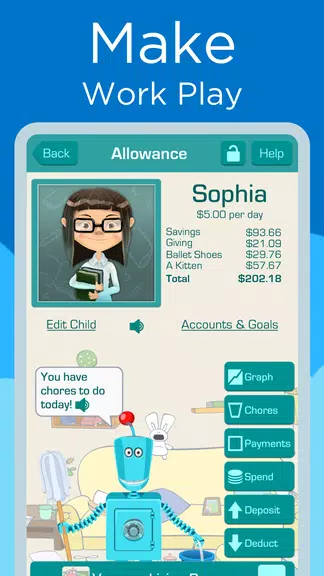 Chores & Allowance Bot Ảnh chụp màn hình 2