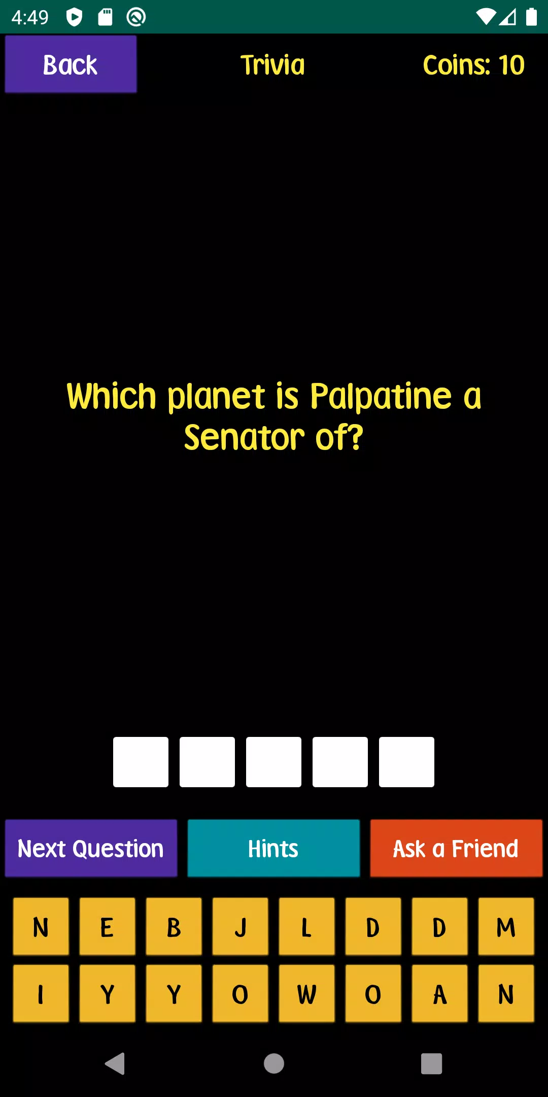 Quiz For SW Fans Screenshot 0