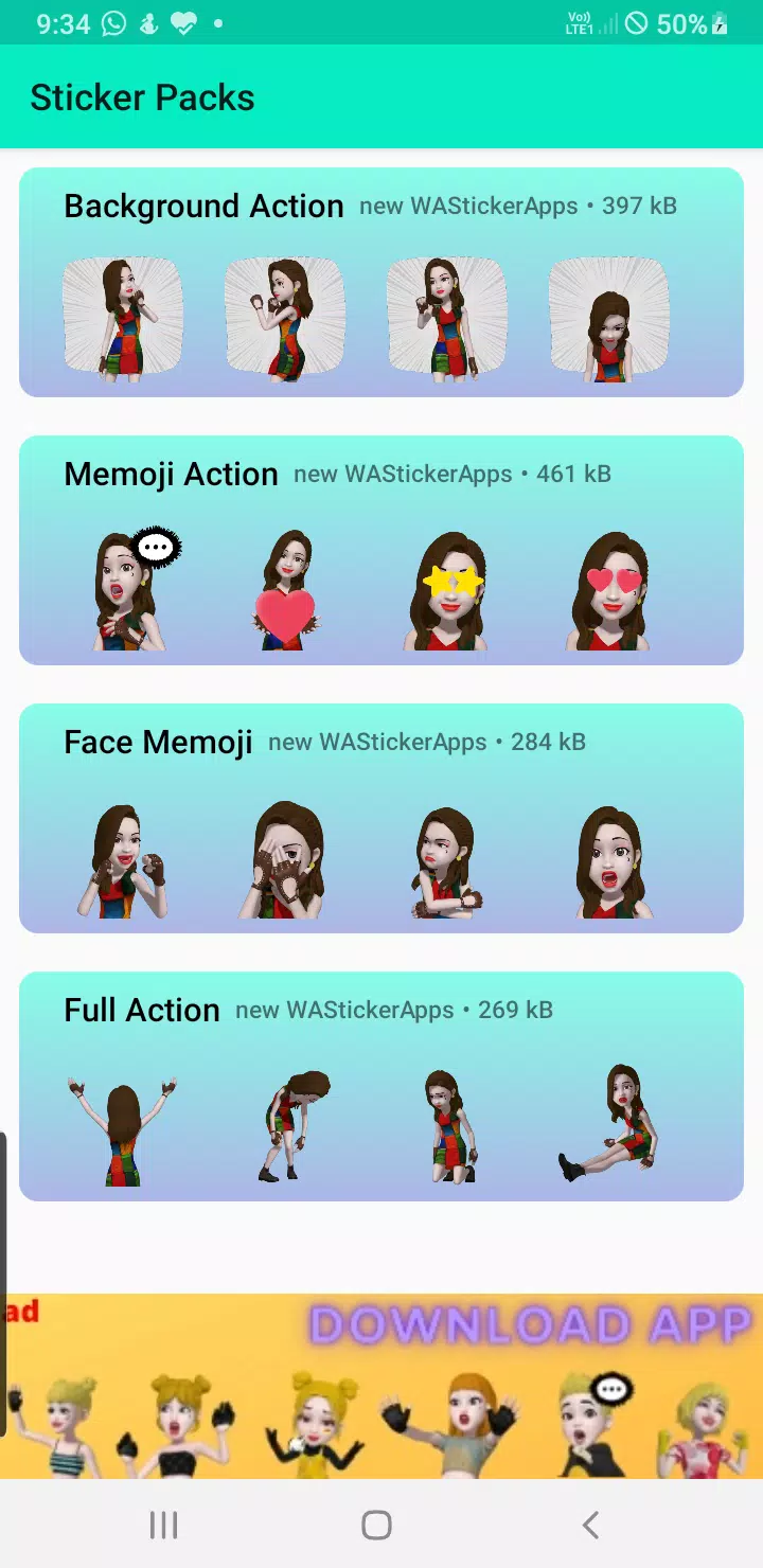 3d emoji stickers for whatsapp Captura de tela 0