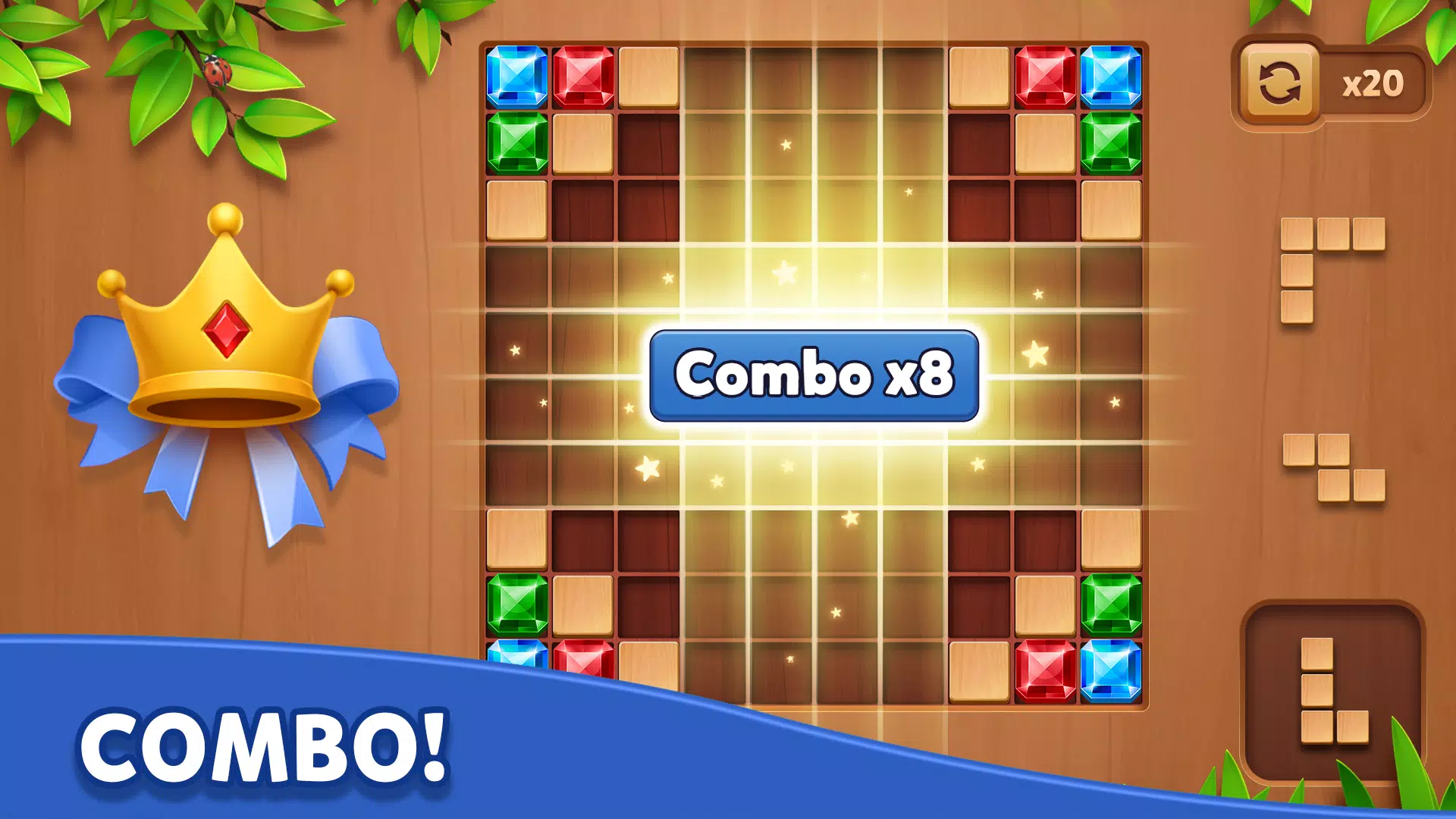 Cube Block - Woody Puzzle Game স্ক্রিনশট 2