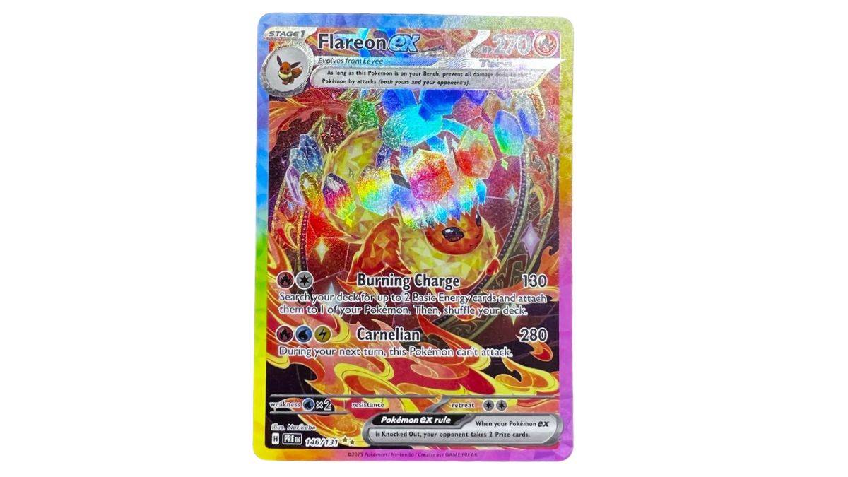 Flareon ex prismatische evoluties