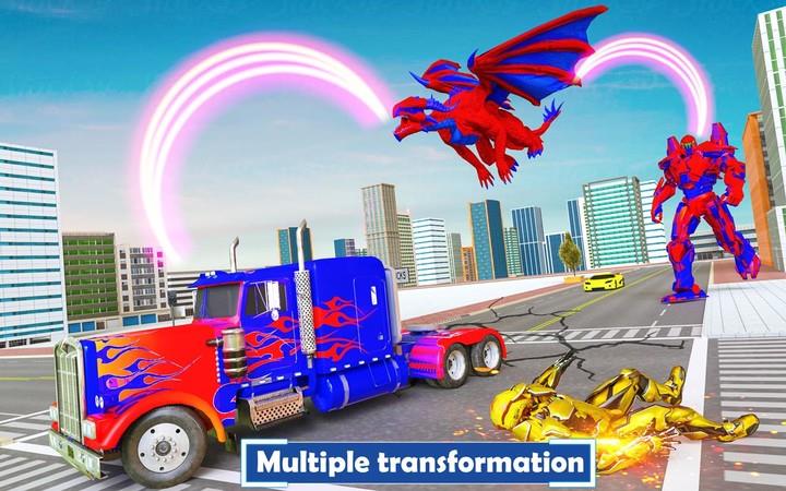 Dragon Robot Truck Transform Ekran Görüntüsü 1