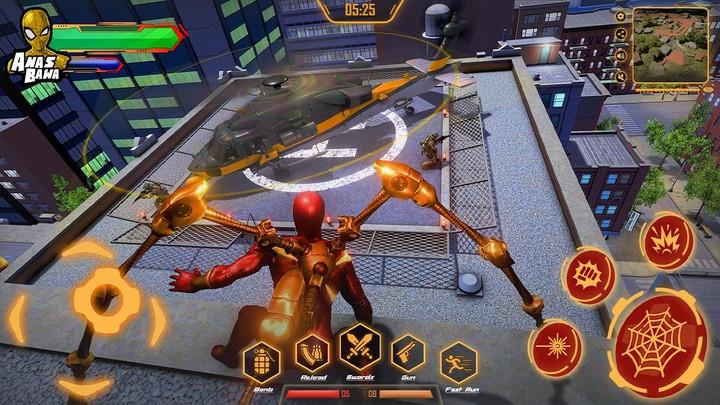 Iron Super Hero - Spider Games Ekran Görüntüsü 2