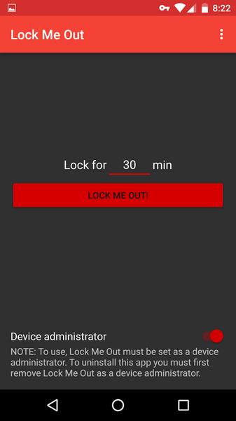 Lock Me Out: Bloqueur d'apps Capture d'écran 2