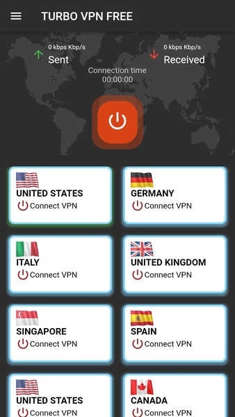 Turbo VPN Free Captura de tela 1