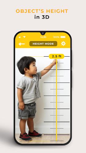 Ruler AR - Tape Measure App ဖန်သားပြင်ဓာတ်ပုံ 2