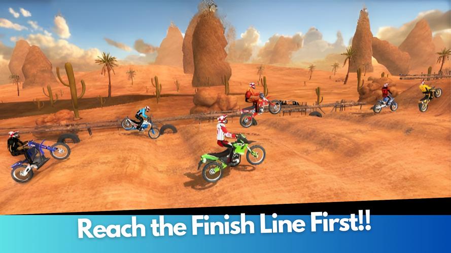 Dirt Bike Games- Motocross Schermafbeelding 1