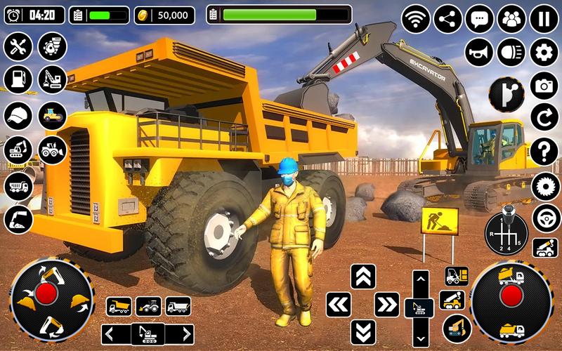 City Heavy Excavator Crane 3D应用截图第0张