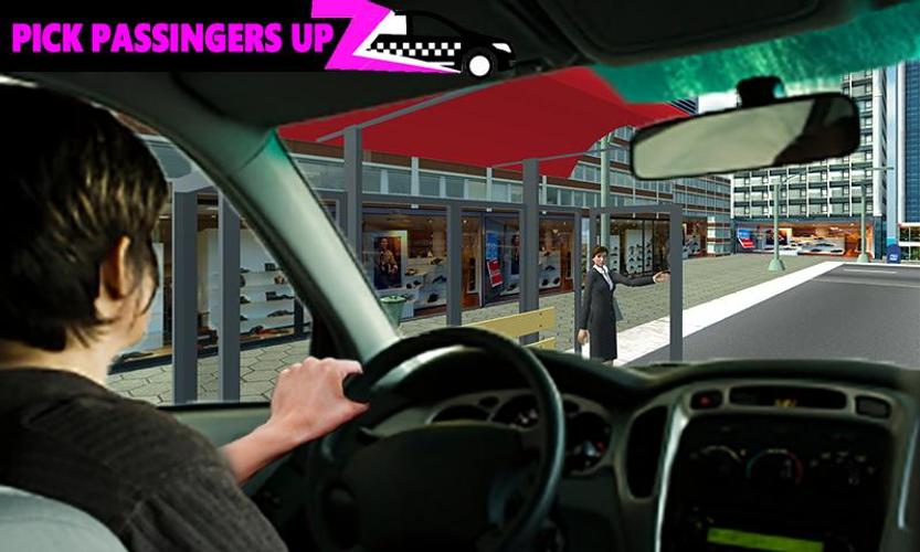 Schermata Pink Taxi Driving Game 3D 3