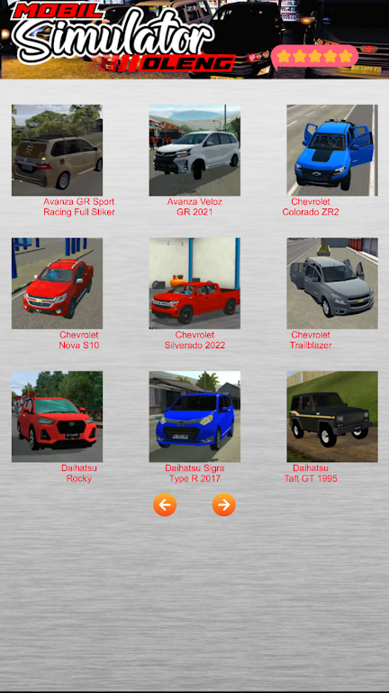 Mobil Simulator Oleng Скриншот 3