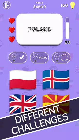 3in1 Quiz : Logo-Flag-Capital應用截圖第1張