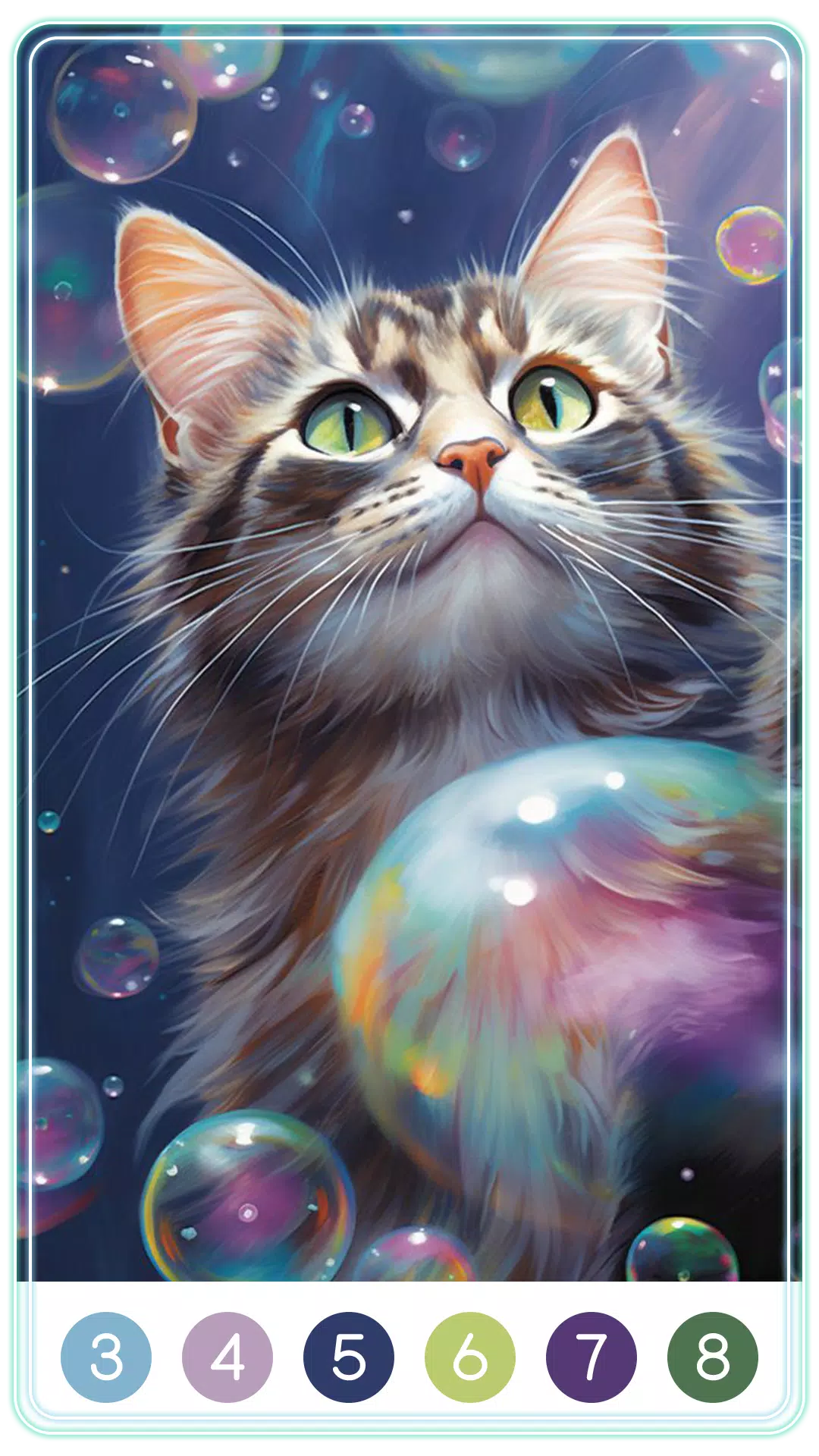 Cat Paint by Number ภาพหน้าจอ 2