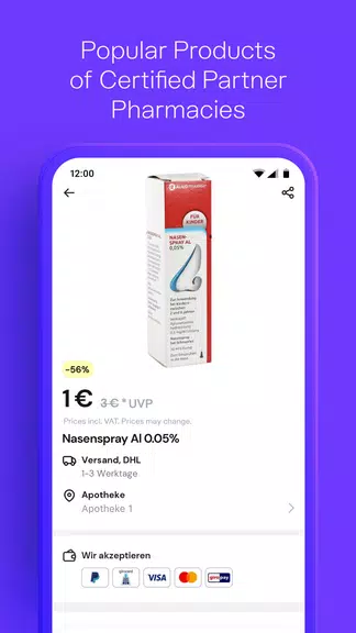 Onfy: Pharmacy marketplace Ảnh chụp màn hình 3