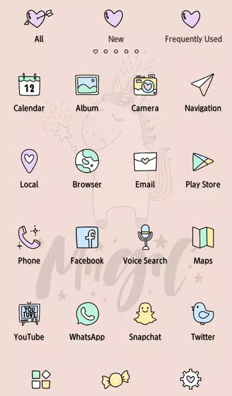 Unicorn Magic Theme স্ক্রিনশট 2