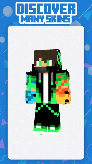 Neon Squad Skin Minecraft Screenshot 1