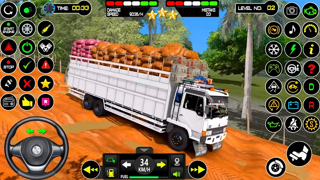 US Mud Truck Transport Game 3D Zrzut ekranu 0