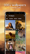 Lion Wallpapers 4K ภาพหน้าจอ 0