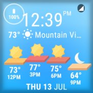 Weather for Wear OS Captura de pantalla 1