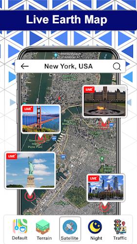 Earth Map Satellite: View Live Zrzut ekranu 0