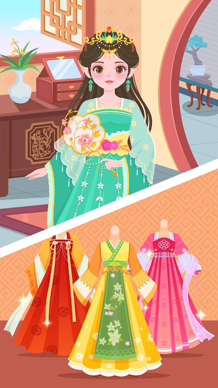 DuDu Princess dress up game Ảnh chụp màn hình 0