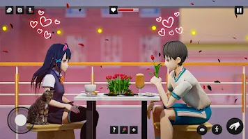 Anime High School Story Games Captura de tela 3