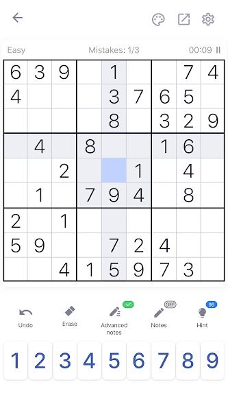 Sudoku - Classic Sudoku Puzzle Mod स्क्रीनशॉट 0