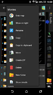 X-plore File Manager Captura de pantalla 2