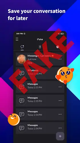 IFake: Fake Chat Messages應用截圖第2張