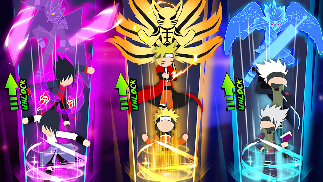 Stickman Ninja Fight 3v3 Mod 스크린샷 3