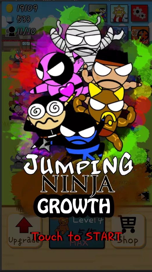 Ninja Growth - Brand new clicker game Mod Capture d'écran 2