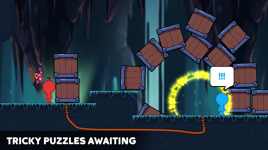 Stick World: Red Blue Journey Mod Captura de pantalla 1