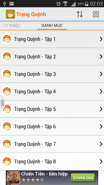 Trạng Quỳnh (trọn bộ)应用截图第0张