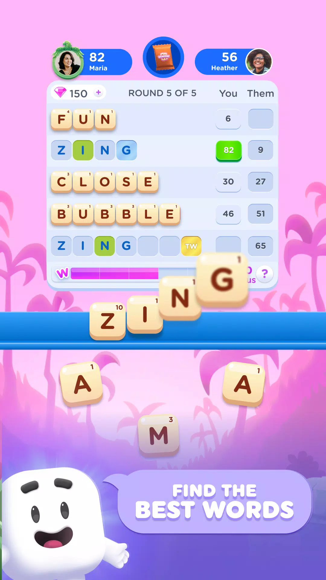 Wordzee! - Social Word Game Ảnh chụp màn hình 0