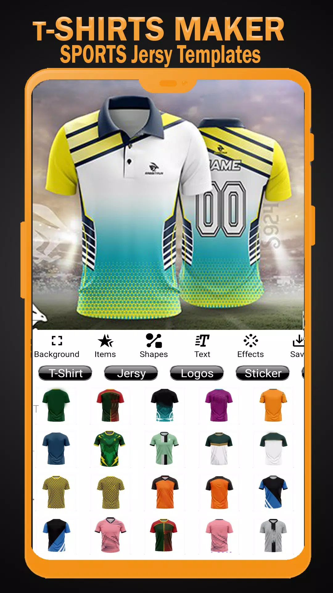 Sports T-shirt Maker&Designer Captura de tela 3