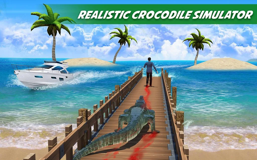 Crocodile Attack Animal Sim Zrzut ekranu 1