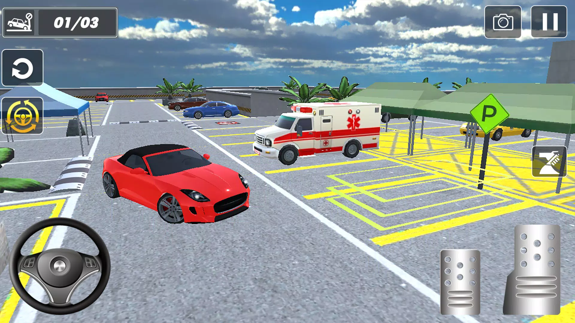 Car Parking 3D Simulation Game स्क्रीनशॉट 0