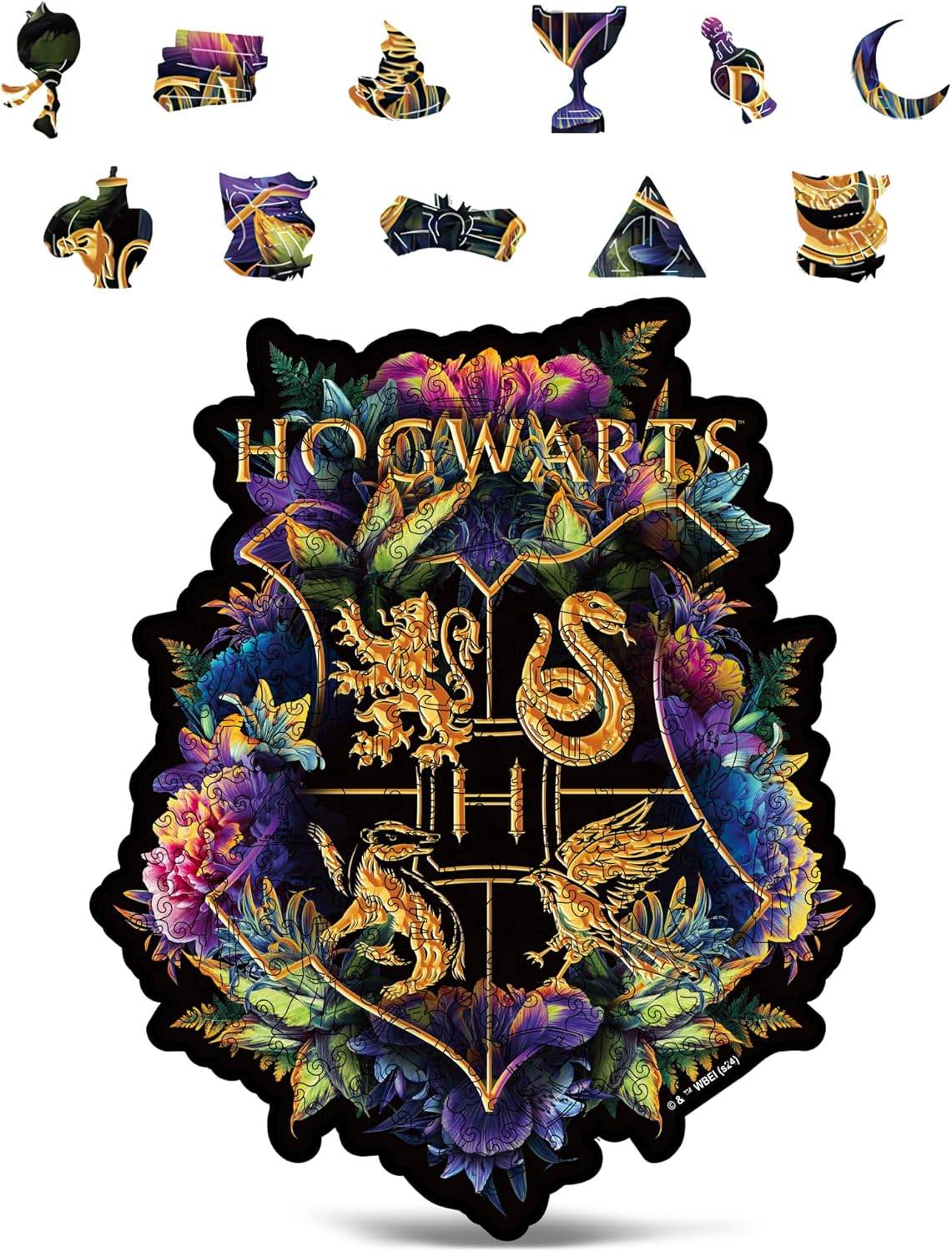 Hogwarts Crest Wooden Puzzle