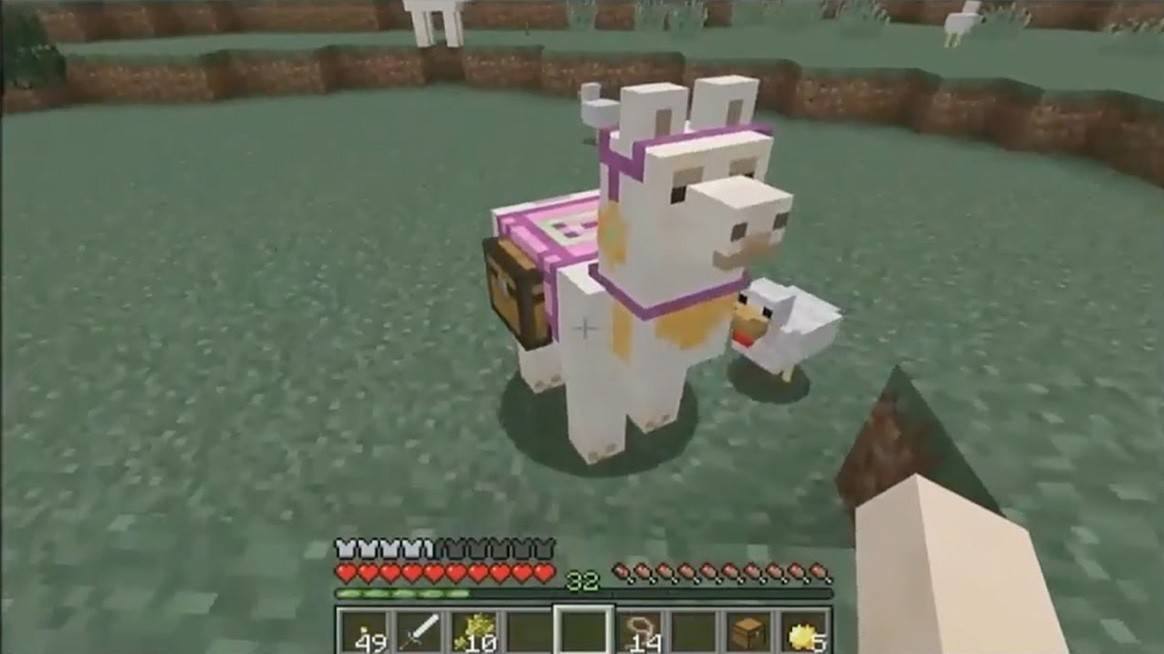 Llamas in Minecraft