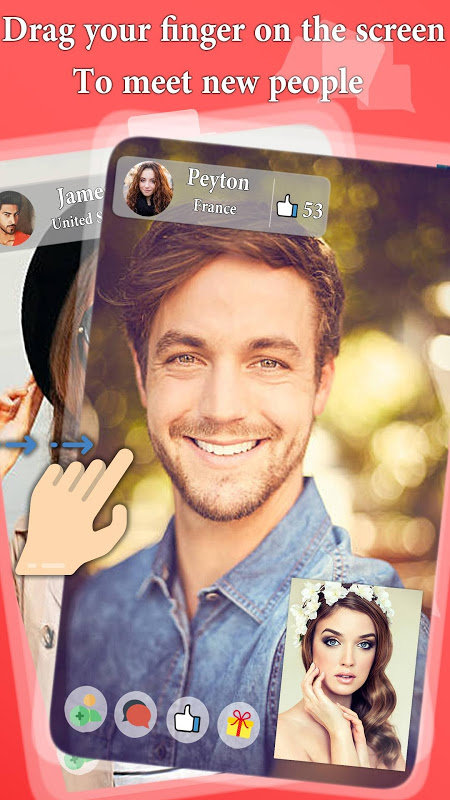 LightC - Meet People via video chat for free Скриншот 1