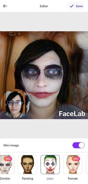 FaceLab Face Editor, Aging App Screenshot 0