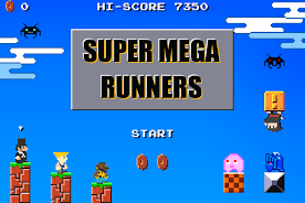 Super Mega Runners:Stage maker Capture d'écran 0