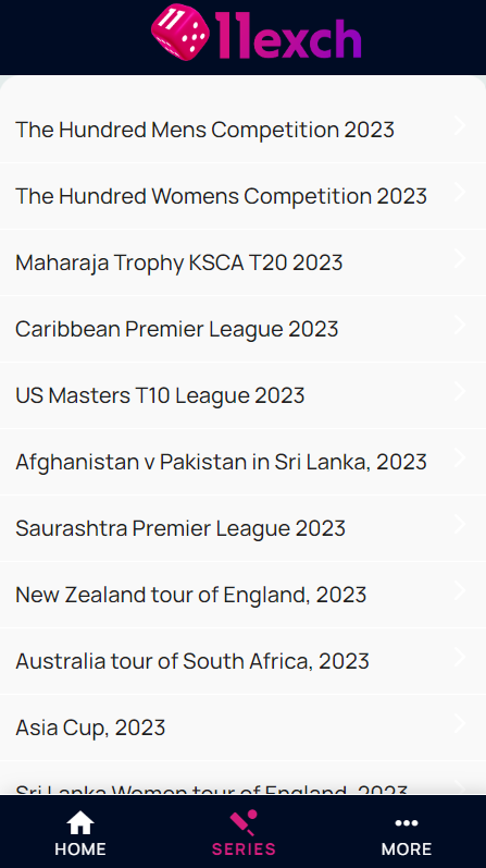 11Exch Scores Line Cricket App Zrzut ekranu 0
