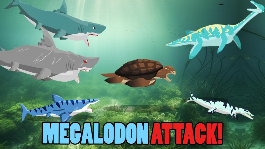 Megalodon Fights Sea Monsters Скриншот 0